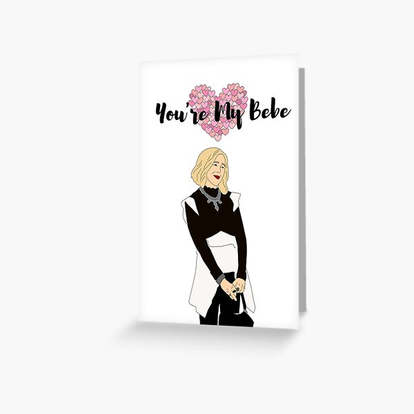 Moira Rose Bebe Greeting Cards Redbubble