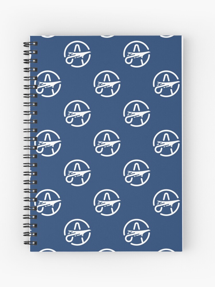 Thumbnail 1 of 3, Journal, Aeronaut icon red pattern designed and sold by Aeronautdesign.