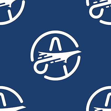 Artwork thumbnail, Aeronaut icon red pattern by Aeronautdesign