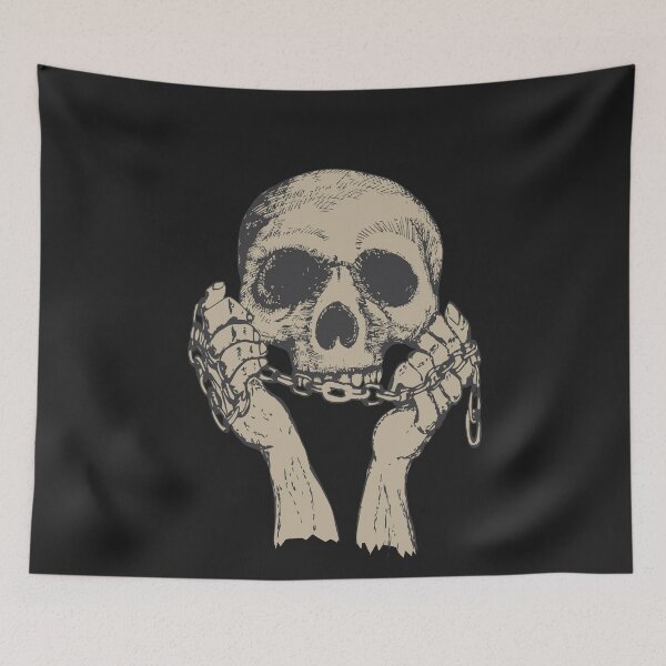 Item preview, Skull and Crossbones trapped in chains designed and sold by tarek25.