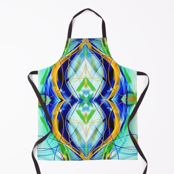 Item preview, Vibrant  blues graphic  psychedelic,arte abstracto,abstract art design designed and sold by Adri Barnard.