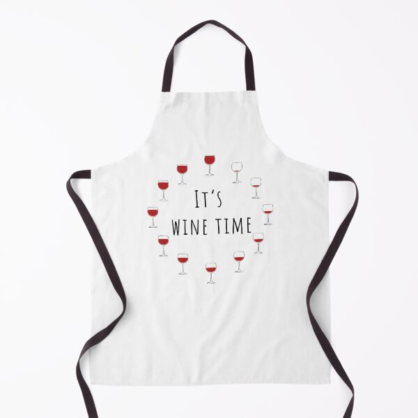 Item preview, It's wine time alcohol clock designed and sold by pixelcow333.