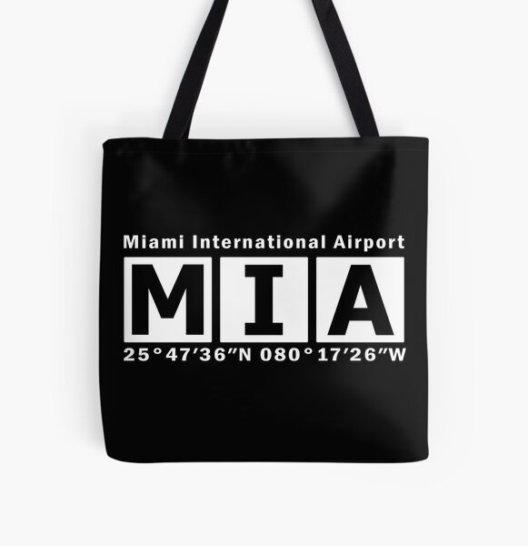 Tote Bag - BOS - Boston Logan International Airport. IATA code BOS.