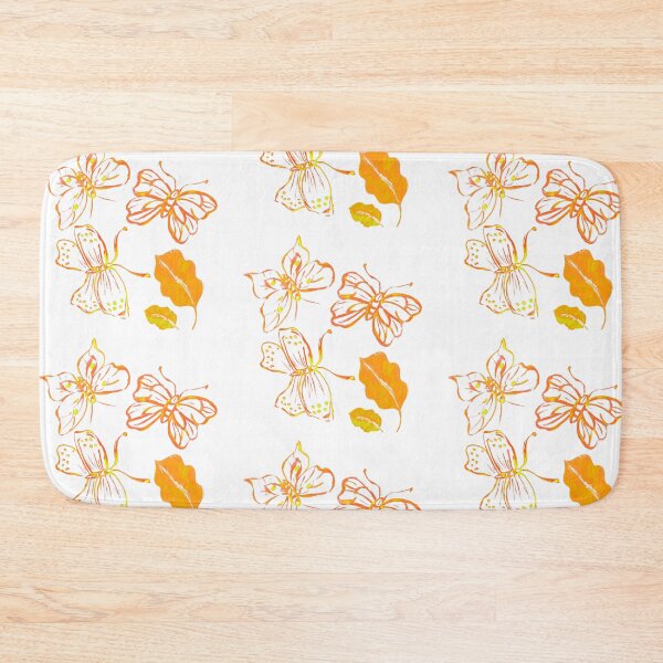 Item preview, 7 DAYS OF SUMMER- HAND PAINTED COLLECTION-ORANGE BUTTERFIES designed and sold by 7 days of Summer.