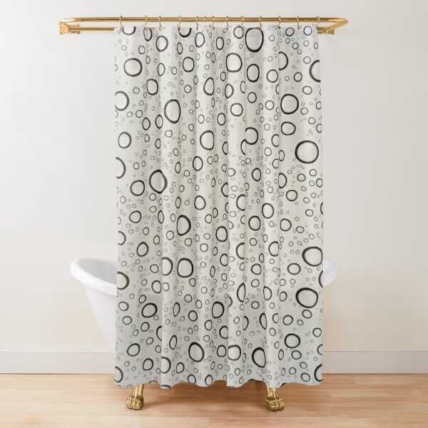 baby shower raindrop shower curtain