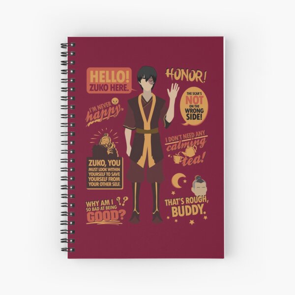 Hello, Zuko Here! Spiral Notebook