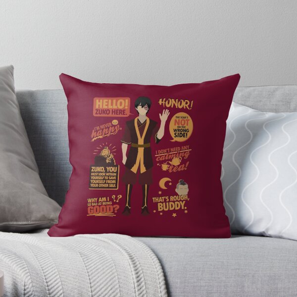 Hello, Zuko Here! Throw Pillow