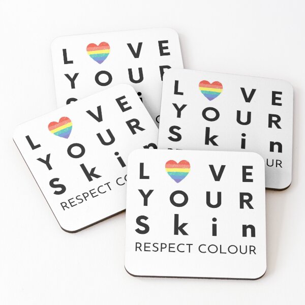 Item preview, Love your skin respect colour t-shirt  designed and sold by Lindseys-art.