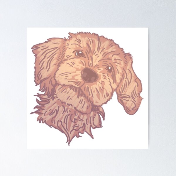 Item preview, Super Cute Cockapoo Puppy Design designed and sold by BayRosePets.