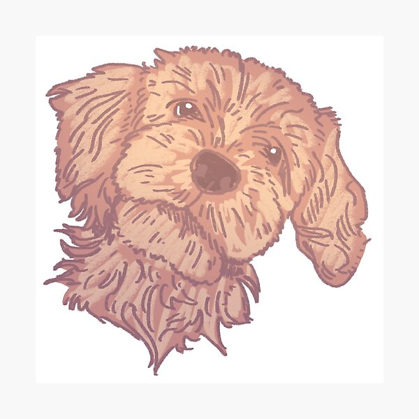 Item preview, Super Cute Cockapoo Puppy Design designed and sold by BayRosePets.