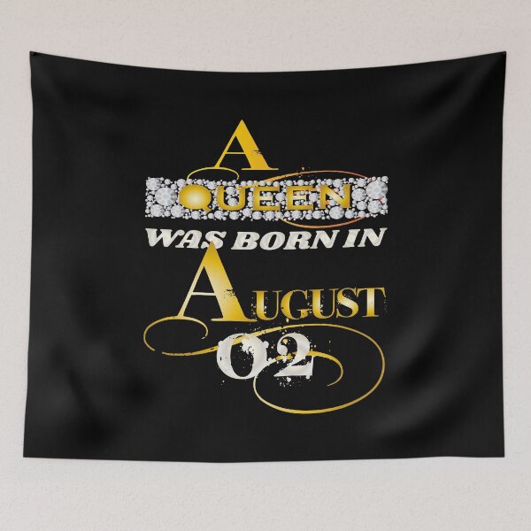Item preview, A queen was born in august 02 Birthday design designed and sold by greatatlas.