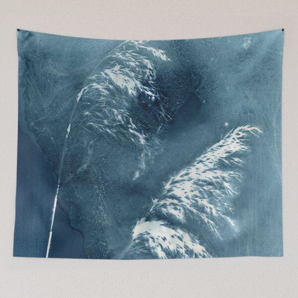 Item preview, Phragmites Wet Cyanotype Botanical Print designed and sold by Jeni Harney.