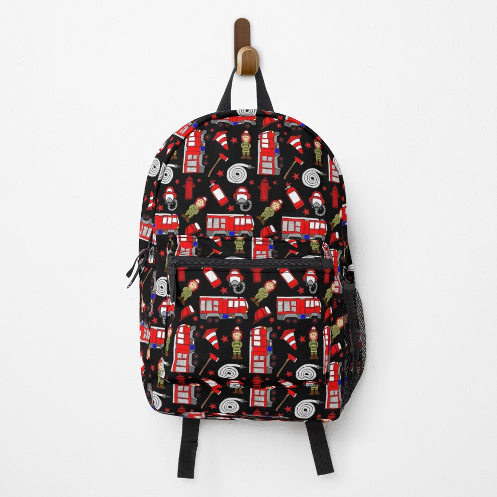 Fireman firefighter pattern 2 Backpack
