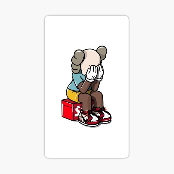 supreme clown sticker