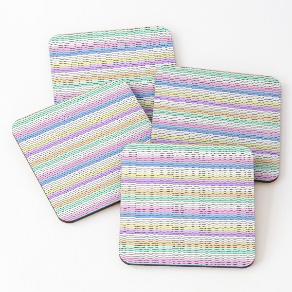 Item preview, Wavy Rainbow Pattern designed and sold by sjstickerss.