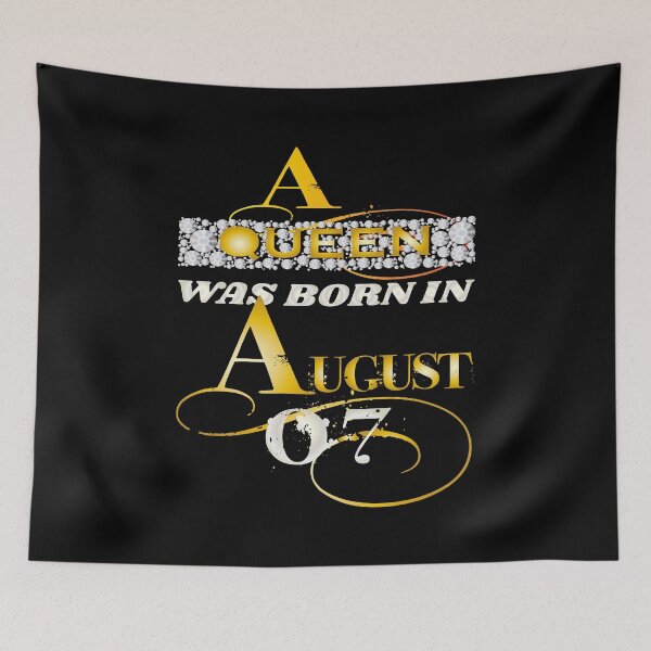 Item preview, A queen was born in august 07 Birthday design designed and sold by greatatlas.