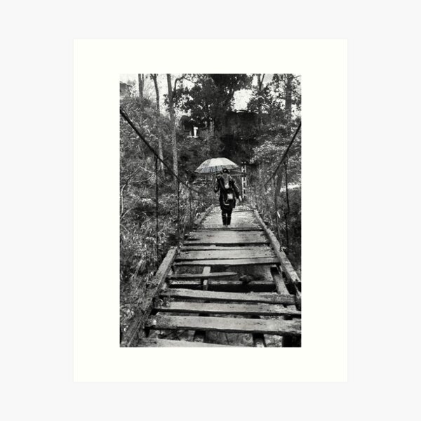 Careful Crossing Art Print