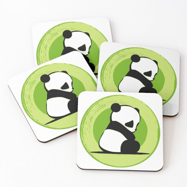 Item preview, Animated panda with green circle designed and sold by priyankajustine.