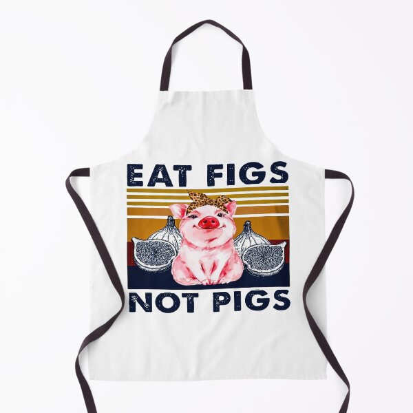 Item preview, EAT FIGS NOT PIGS SHIRT designed and sold by CARDWELL-COWEL.