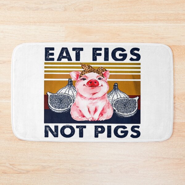 Item preview, EAT FIGS NOT PIGS SHIRT designed and sold by CARDWELL-COWEL.