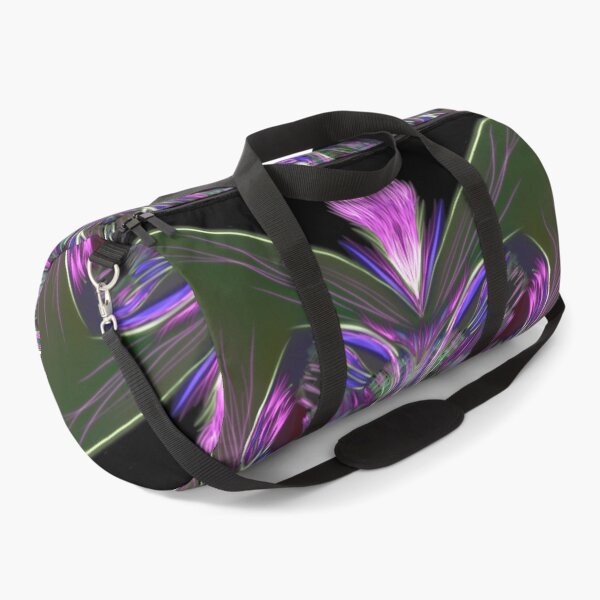 Item preview, This masculine green flower is softened with tribal purple especially at nightfall designed and sold by busyBeanz.