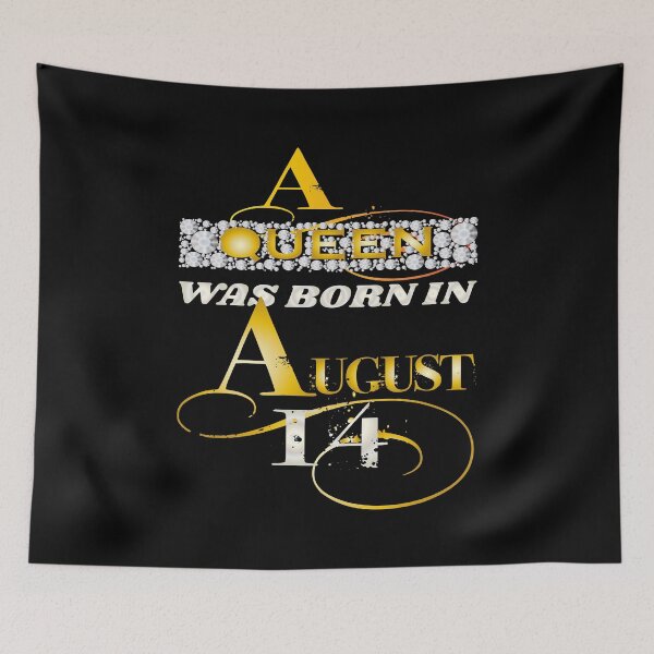 Item preview, A queen was born in august 14 Birthday design designed and sold by greatatlas.