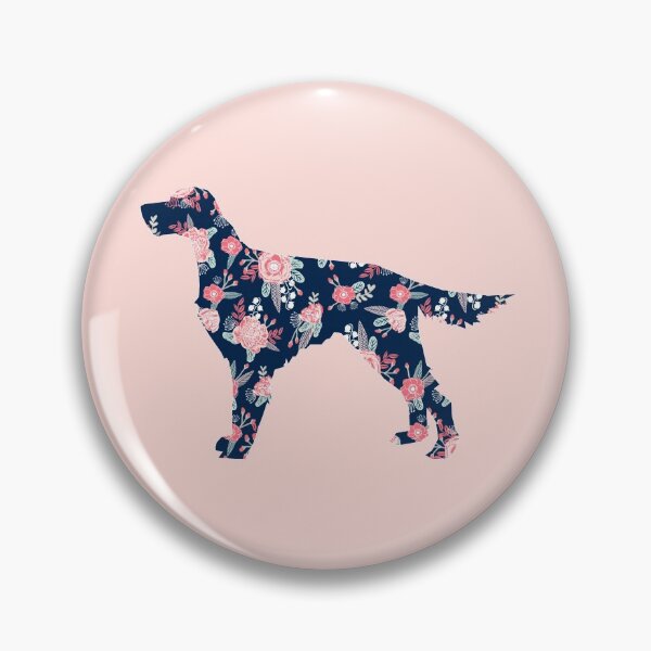 Item preview, irish setter silhouette - dog silhouette, floral, floral dog, dog, dogs, pet, cute, dog sticker, dog floral sticker designed and sold by PetFriendly.