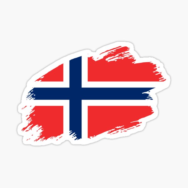 Norwegen norwegisch Flagge Fahne Sticker