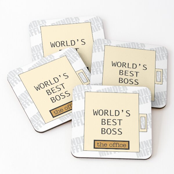 Item preview, The Office World's best boss illustration designed and sold by DoaaOuf.