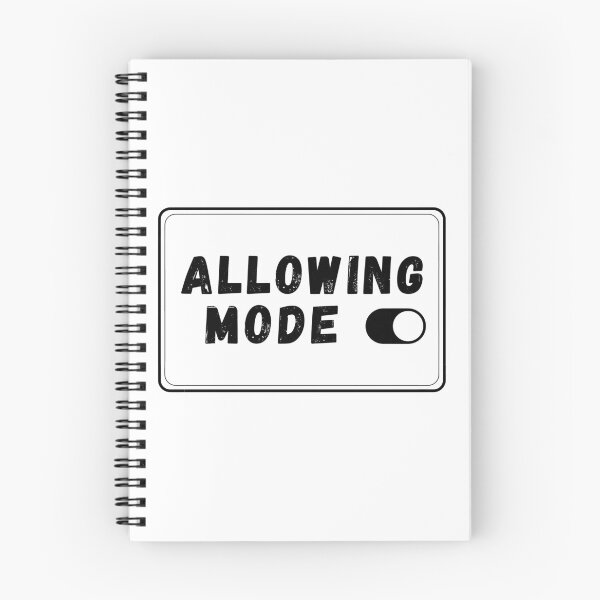 Item preview, ALLOWING MODE - (Black Font) | LAW OF ATTRACTION  designed and sold by RonVivero.