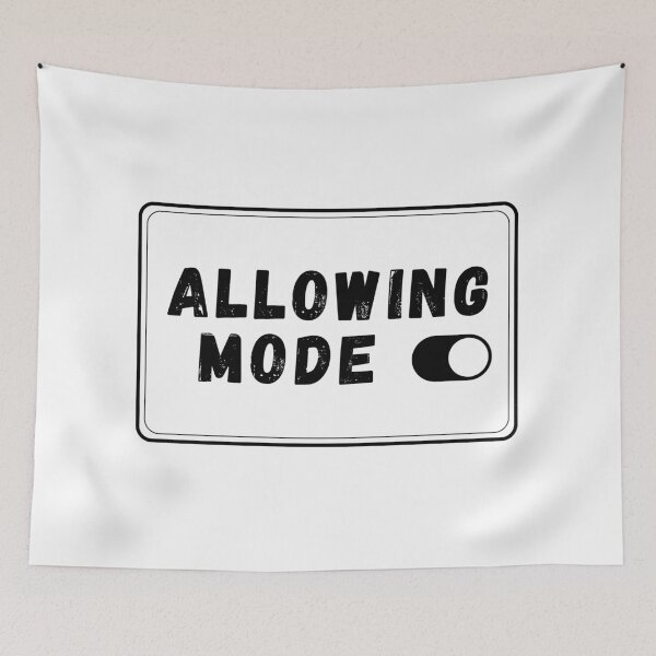 Item preview, ALLOWING MODE - (Black Font) | LAW OF ATTRACTION  designed and sold by RonVivero.