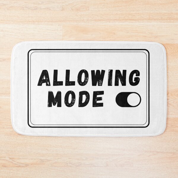 Item preview, ALLOWING MODE - (Black Font) | LAW OF ATTRACTION  designed and sold by RonVivero.
