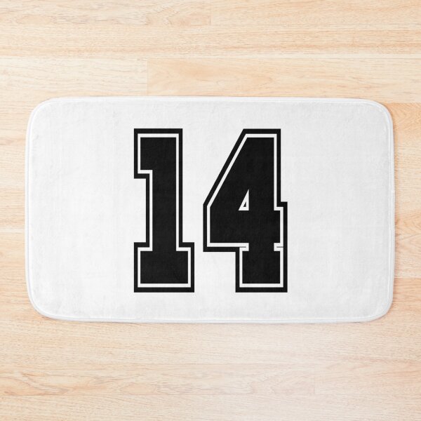 Item preview, 14 number college style football soccer number designed and sold by GeogDesigns.