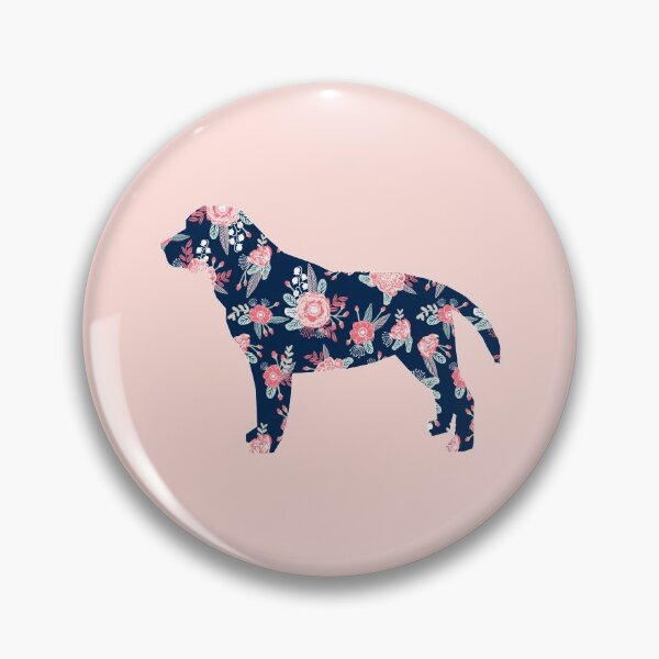 Item preview, labrador silhouette - dog silhouette, floral, floral dog, dog, dogs, pet, cute, dog sticker, dog floral sticker designed and sold by PetFriendly.