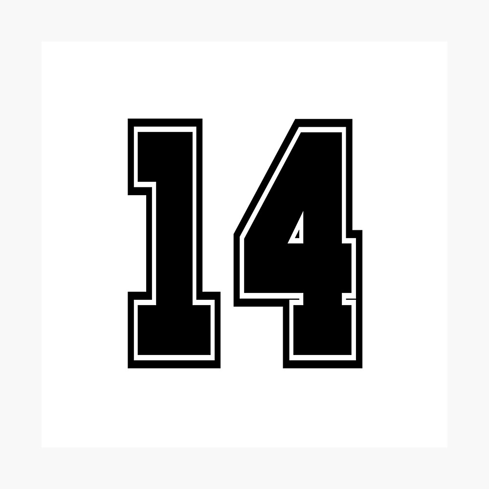 11 shirt number college style football soccer number | Poster