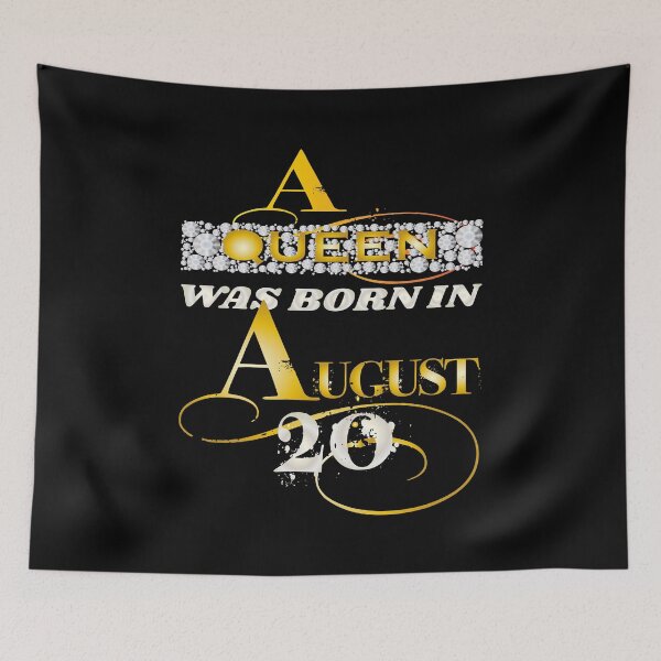 Item preview, A queen was born in august 20 Birthday design designed and sold by greatatlas.