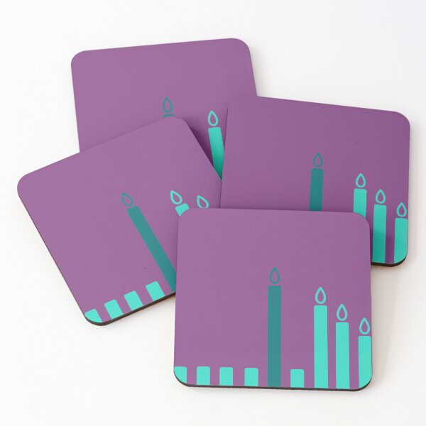Item preview, Hanukkah Candles Series - Night 3 designed and sold by flickertoaflame.