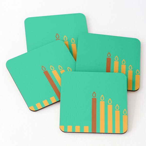 Item preview, Hanukkah Candles Series - Night 4 designed and sold by flickertoaflame.