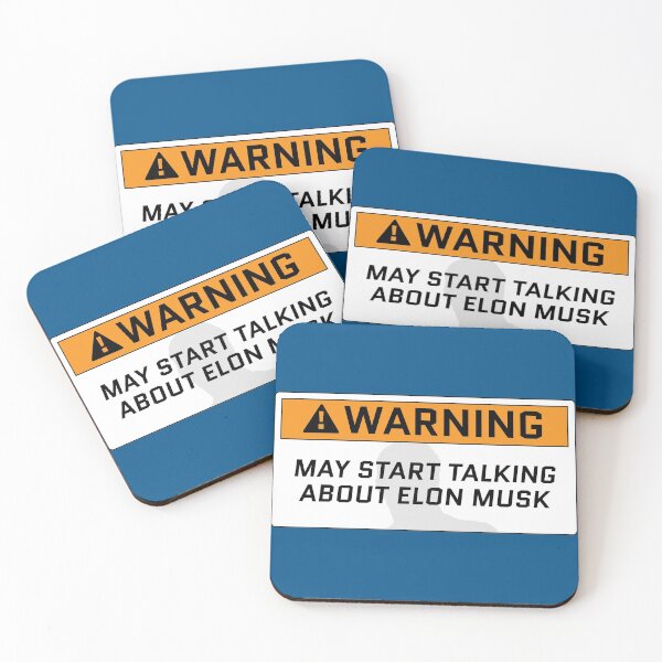 Item preview, Warning! May Start Talking About Elon Musk Meme designed and sold by SeguinM.