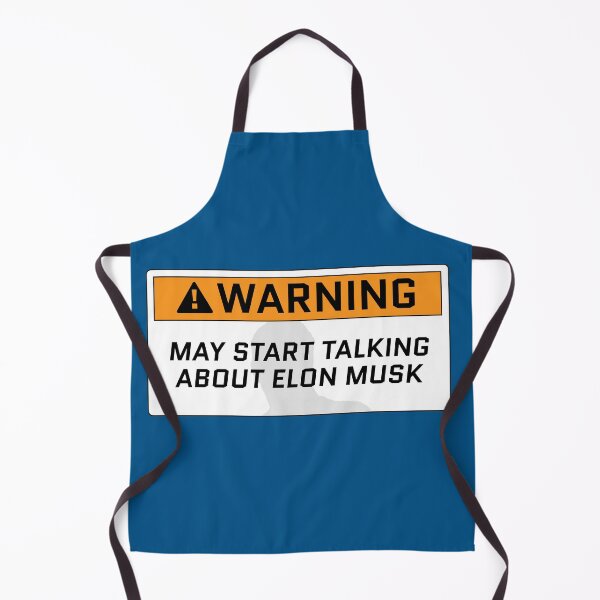 Item preview, Warning! May Start Talking About Elon Musk Meme designed and sold by SeguinM.