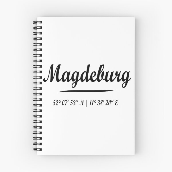 Item preview, Magdeburg with coordinates designed and sold by GeogDesigns.