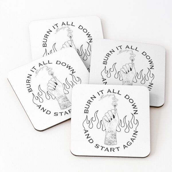 Item preview, Burn It All Down designed and sold by BadTypeCo.