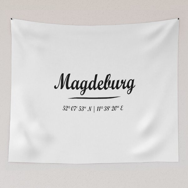 Item preview, Magdeburg with coordinates designed and sold by GeogDesigns.