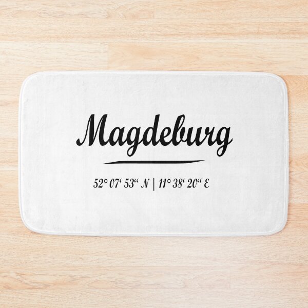 Item preview, Magdeburg with coordinates designed and sold by GeogDesigns.