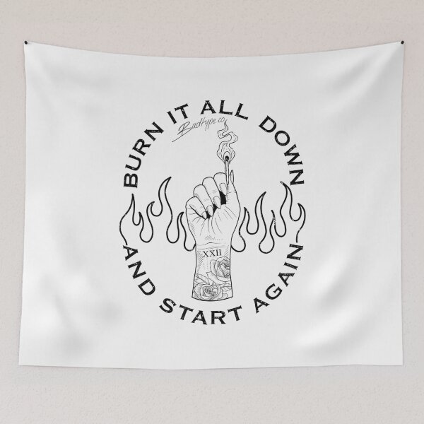 Item preview, Burn It All Down designed and sold by BadTypeCo.