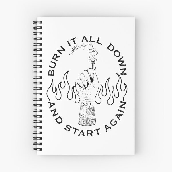 Item preview, Burn It All Down designed and sold by BadTypeCo.