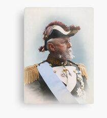 Oscar II, king of Sweden and Norway — ca 1880 Metal Print