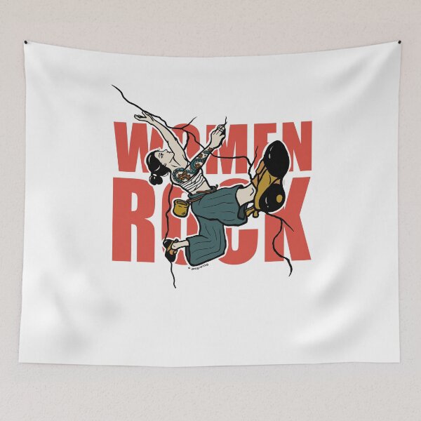 Artikelvorschau, Frauen Rocken | Klettern | Bouldern entworfen und verkauft von Designwith8.