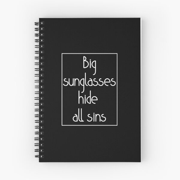 Item preview, Big Sunglasses Hide All Sins designed and sold by The Snug & Sassy.
