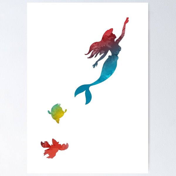 Sebastian Little Mermaid Wall Art for Sale